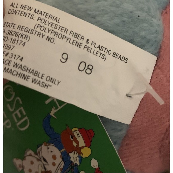 Hermey Herbie Misfit Elf Dentist Spotted Elephant 7" CVS Stuffins 1999 NEW TAG - Picture 13 of 13